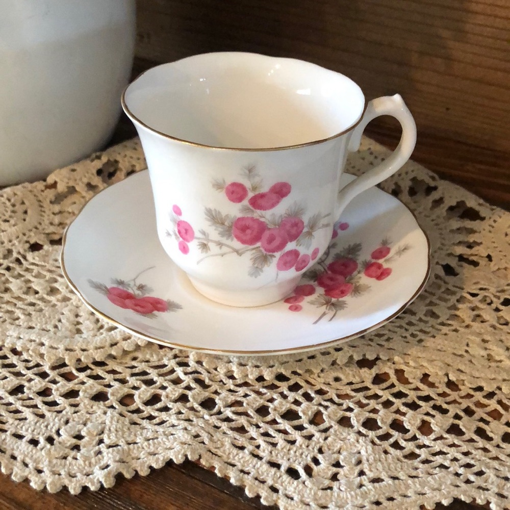 VINTAGE RADFORDS  BONE CHINA TEACUP AND SAUCER